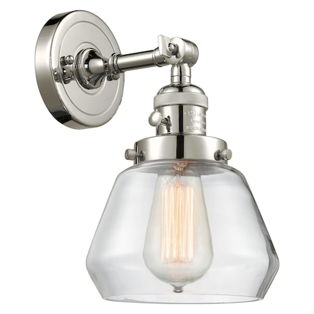 One Light Vintage Dimmable Led Sconce With A High-Low-Off Switch.
